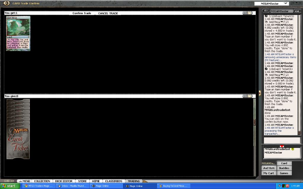 Buying foil Arid Mesa II