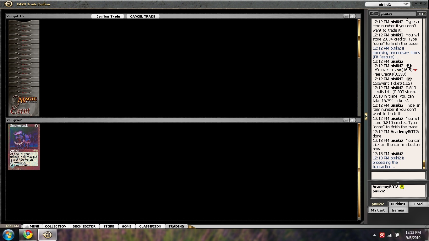 Smokestack to a bot for a