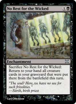 No Rest for the Wicked