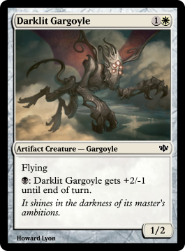 Darklit Gargoyle