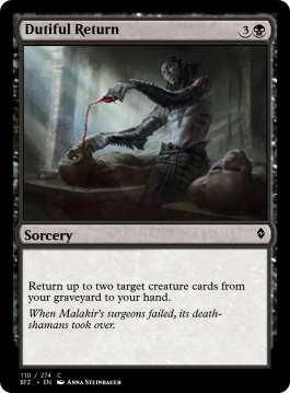 Dutiful Return