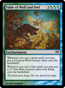 Fable of Wolf and Owl