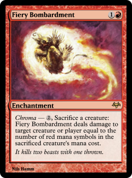 Fiery Bombardment