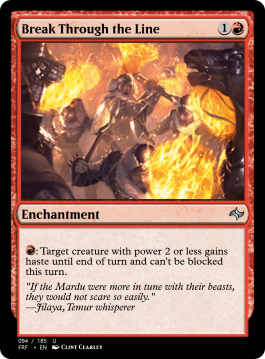 Break Through the Line