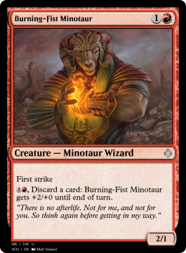 Burning-Fist Minotaur