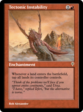 Tectonic Instability