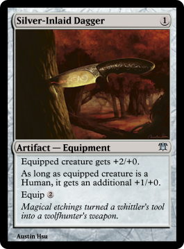 Silver-Inlaid Dagger