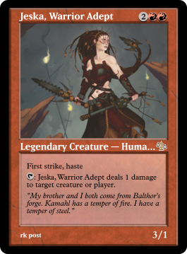 Jeska, Warrior Adept