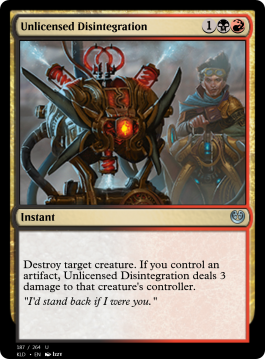 Unlicensed Disintegration