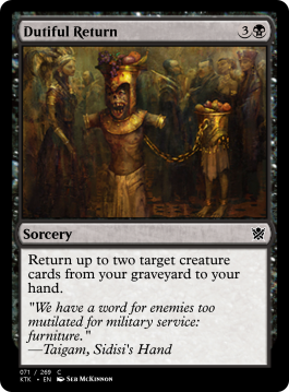 Dutiful Return