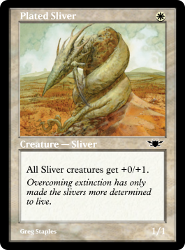 Plated Sliver