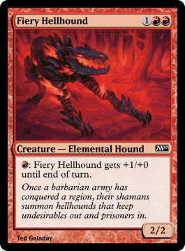 Fiery Hellhound