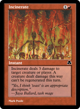 Incinerate