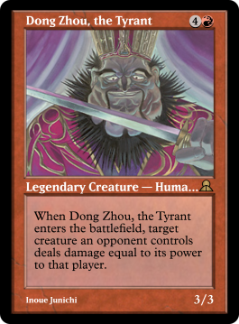 Dong Zhou, the Tyrant