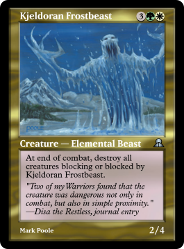 Kjeldoran Frostbeast