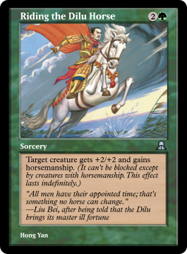 Riding the Dilu Horse