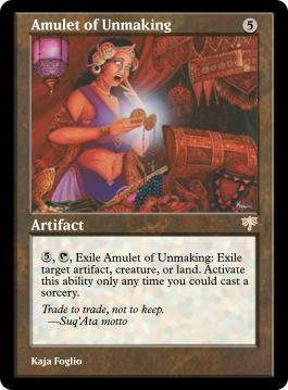 Amulet of Unmaking