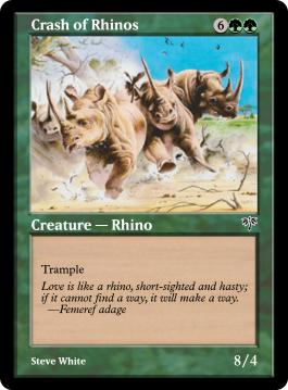 Crash of Rhinos
