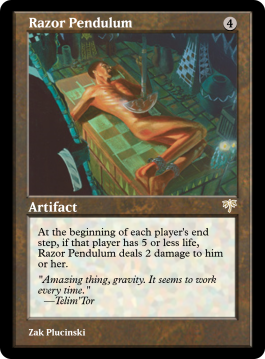 Razor Pendulum