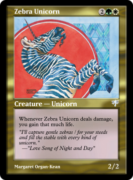 Zebra Unicorn
