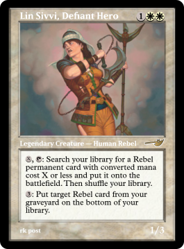Lin Sivvi, Defiant Hero