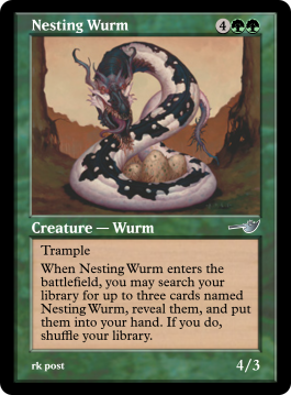 Nesting Wurm