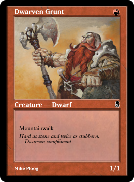 Dwarven Grunt