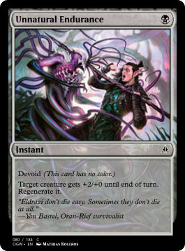 Unnatural Endurance