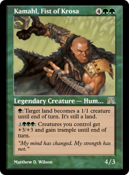 Kamahl, Fist of Krosa