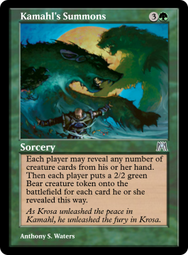 Kamahl's Summons