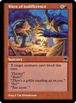 Wave of Indifference