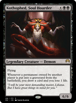 Kothophed, Soul Hoarder