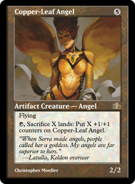 Copper-Leaf Angel