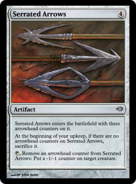 Serrated Arrows