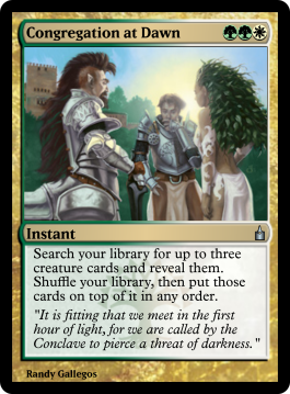 Congregation at Dawn