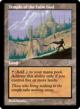 Temple of the False God