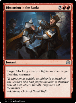 Dissension in the Ranks