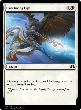 Puncturing Light