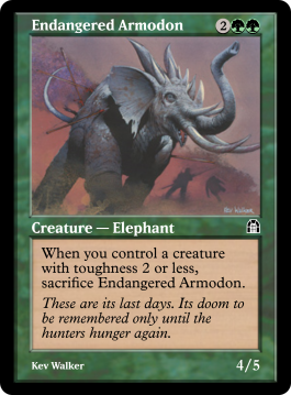 Endangered Armodon