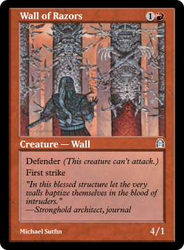 Wall of Razors