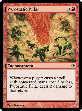 Pyrostatic Pillar