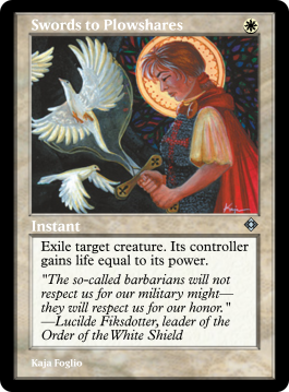 Swords to Plowshares