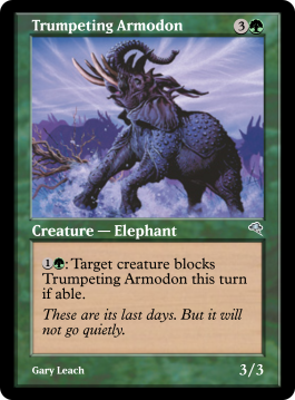 Trumpeting Armodon