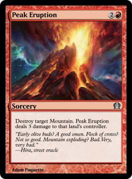 Peak Eruption
