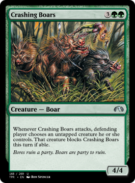Crashing Boars
