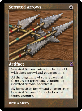 Serrated Arrows