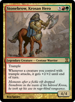 Stonebrow, Krosan Hero