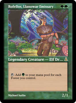 Rofellos, Llanowar Emissary