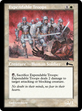 Expendable Troops