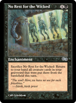 No Rest for the Wicked